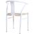 Beck Dining Chair with Matte Black Metal Legs & Frame