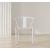Beck Dining Chair with Matte Black Metal Legs & Frame
