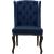 Suri Velvet Dining Chair with Espresso Wood Legs