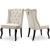 Suri Velvet Dining Chair with Espresso Wood Legs