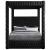 Royal Velvet Canopy Bed