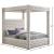 Royal Velvet King Size Canopy Bed