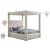 Royal Velvet King Size Canopy Bed