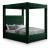 Royal Velvet Canopy Bed