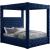Royal Velvet King Size Canopy Bed