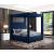 Royal Velvet Queen Size Canopy Bed