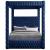 Royal Velvet Canopy Bed