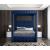 Royal Velvet Queen Size Canopy Bed