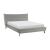 Remy Fabric Tufted Platform Bed, King Size
