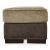 Alesbury Polyester/Faux Leather Ottoman