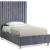 Candace Velvet Twin Size Bed