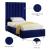 Candace Velvet Twin Size Bed