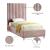 Candace Velvet Twin Size Bed
