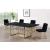 Heidi Velvet Dining Chair with Polished Metal Frame