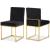 Giselle Velvet Dining Chair with Metal Frame