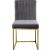 Giselle Velvet Dining Chair with Metal Frame