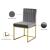 Giselle Velvet Dining Chair with Metal Frame
