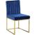 Giselle Velvet Dining Chair with Metal Frame