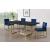 Giselle Velvet Dining Chair with Polished Gold Metal Frame