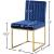 Giselle Velvet Dining Chair with Metal Frame
