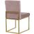Giselle Velvet Dining Chair with Metal Frame
