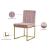 Giselle Velvet Dining Chair with Metal Frame