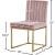 Giselle Velvet Dining Chair with Metal Frame