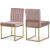 Giselle Velvet Dining Chair with Metal Frame