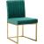Giselle Velvet Dining Chair with Metal Frame