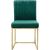 Giselle Velvet Dining Chair with Metal Frame
