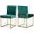 Giselle Velvet Dining Chair with Metal Frame