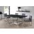 Giselle Velvet Dining Chair with Polished Chrome Metal Frame