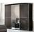 Platinum 3-Sliding Door Wardrobe w/1 Mirror Door