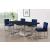Giselle Velvet Dining Chair with Polished Chrome Metal Frame