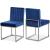 Giselle Velvet Dining Chair with Polished Chrome Metal Frame