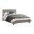 Chasin Fabric Platform Bed, King Size