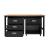 Fortress 3-Piece Textured Metal Garage Storage Set, Composition 5