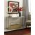 Modern Basics Rectangular Travertine/Metal Sofa Table
