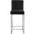 Giselle Velvet Counter Stool with Polished Metal Frame