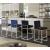 Giselle Velvet Counter Stool with Polished Chrome Metal Frame