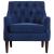 Marlene KD Velvet Fabric Tufted Accent Chair