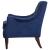 Marlene KD Velvet Fabric Tufted Accent Chair