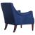 Marlene KD Velvet Fabric Tufted Accent Chair