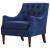 Marlene KD Velvet Fabric Tufted Accent Chair
