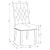 Alana Tufted Back Fabric Side Chair with Nailhead Trim