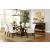 Alana Tufted Back Fabric Arm Chair with Nailhead Trim
