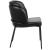 Jagger Faux Leather Dining Chair with Matte Black Iron Legs