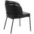 Jagger Faux Leather Dining Chair with Matte Black Iron Legs