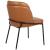 Jagger Faux Leather Dining Chair with Iron Legs
