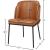 Jagger Faux Leather Dining Chair with Iron Legs